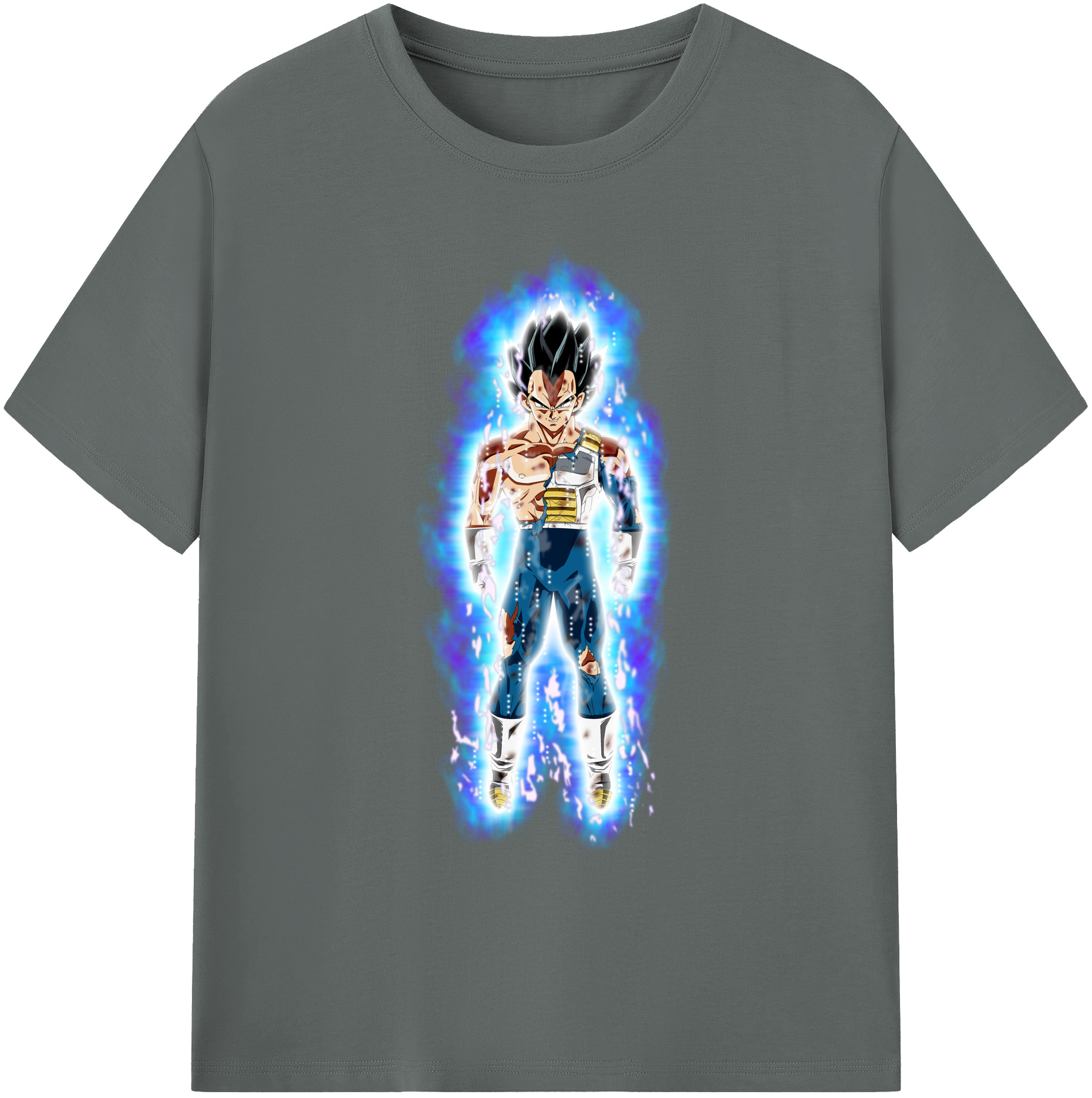 （画像用） ドラゴンボール ベジータ四世（Bejīta Yonsei）DRAGON BALL Vegeta IV 綿100％ メンズ半袖Tシャツ｜肌触りやわらか＆通気性